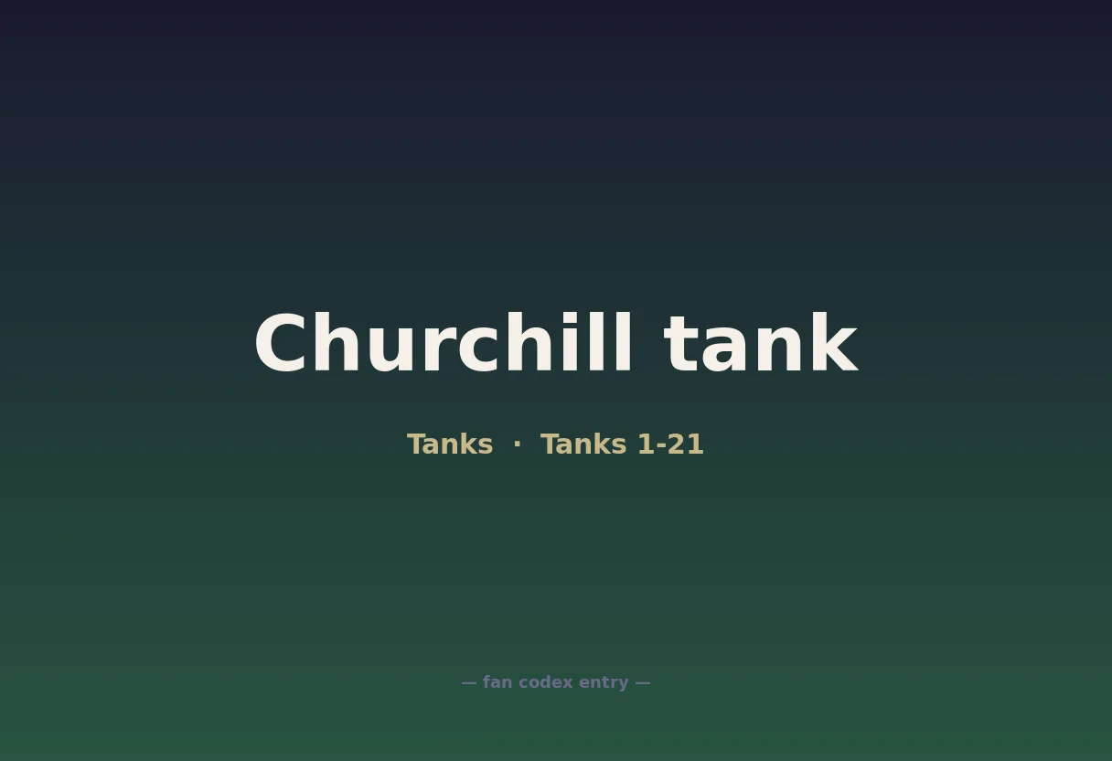 Churchill tank